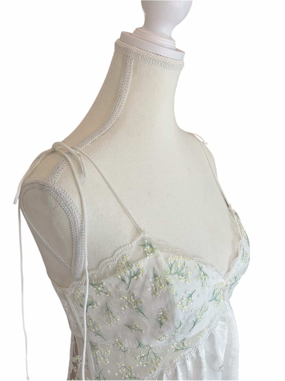 NWT For Love & Lemons Large Baby’s Breath Slip Dress - Picture 9 of 14